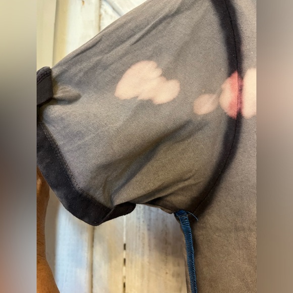 Affliction Women's American Customs Motorcycle Lace-Up Eagle T-Shirt Size Small - Picture 5 of 12